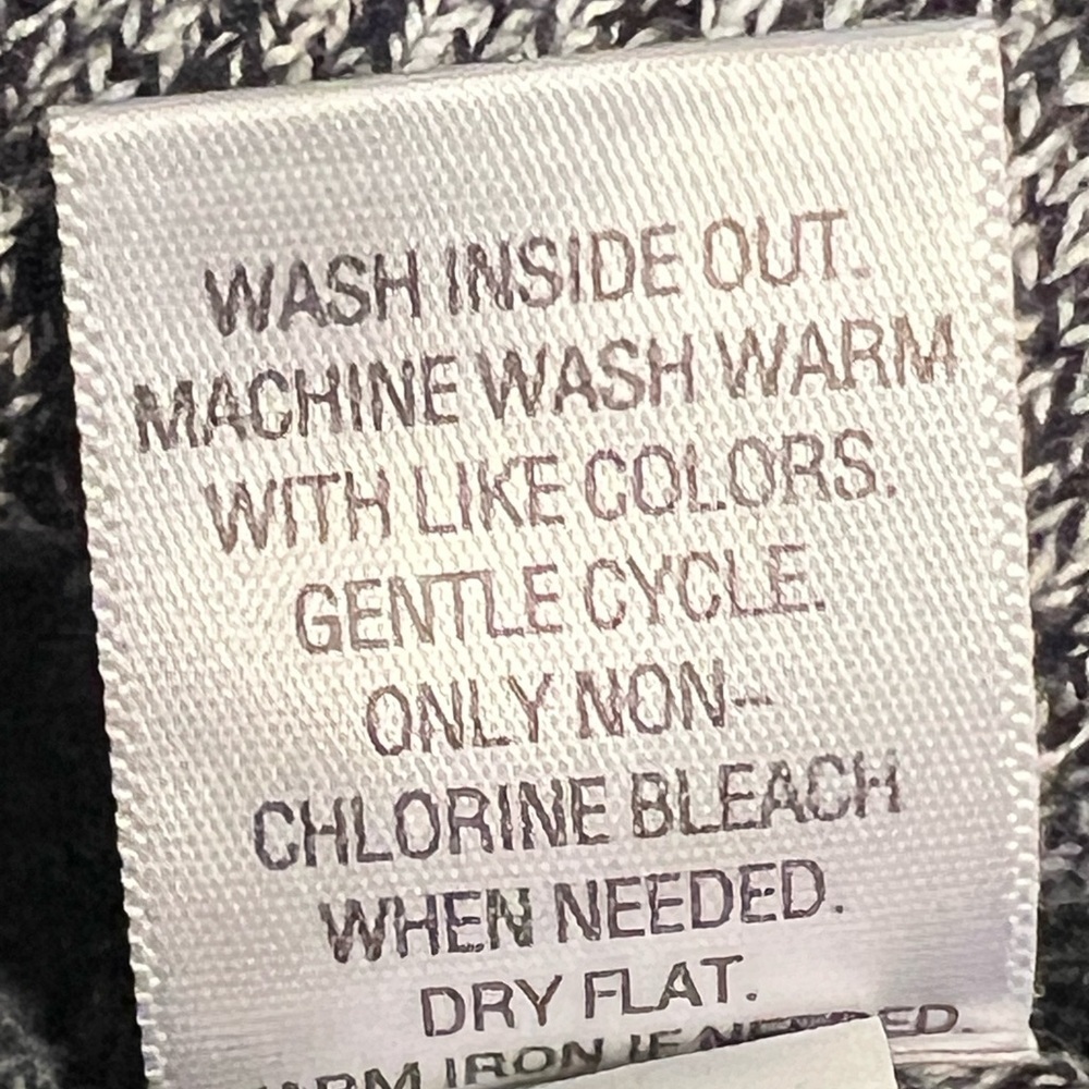 Croft & Barrow Heather Gray Turtleneck Sweater - Picture 5 of 8